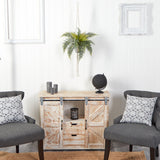 25” Fern Hanging Artificial Plant in Decorative Basket-Parc Decor