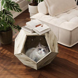 25.98'' Modern Pet Furniture Cat Carrier, Sofa Side Table, Planter MDF Multifunctional Furniture, Burmese Sumac-Parc Decor