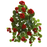 26” Geranium Artificial Plant (Set of 2)-Parc Decor