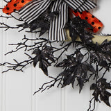 26" Halloween Dapper Skeleton Wreath-Wreath-Parc Decor