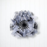 26” Halloween Spider Web Mesh Wreath-Wreath-Parc Decor