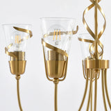 26 Inch Uriah 5-Light Golden Chandelier