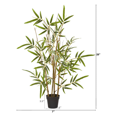 28” Bamboo Artificial Tree-Parc Decor