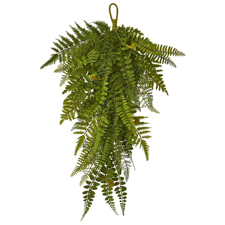 28” Fern Artificial Teardrop (Set of 2)-Parc Decor