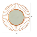 28” Starburst Mirror Wall Decor-Parc Decor