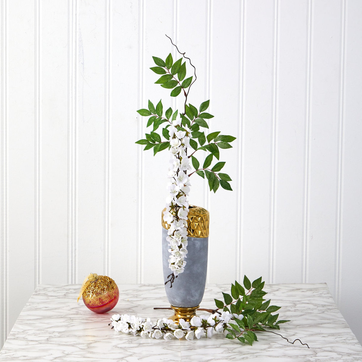 28” Wisteria Artificial Flower (Set of 8)-Parc Decor