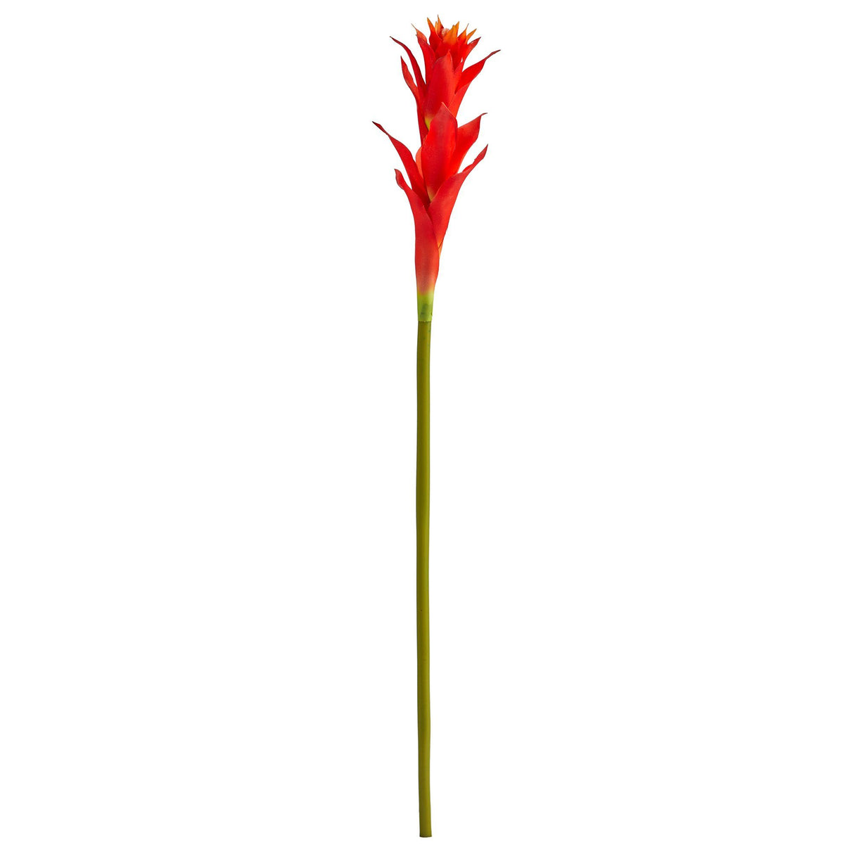 28” Mini Star Bromeliad Artificial Flower (Set of 6)-Stem-Parc Decor