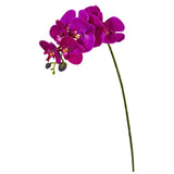 28” Orchid Phalaenopsis Artificial Flower Stem (Set of 6)-Stem-Parc Decor