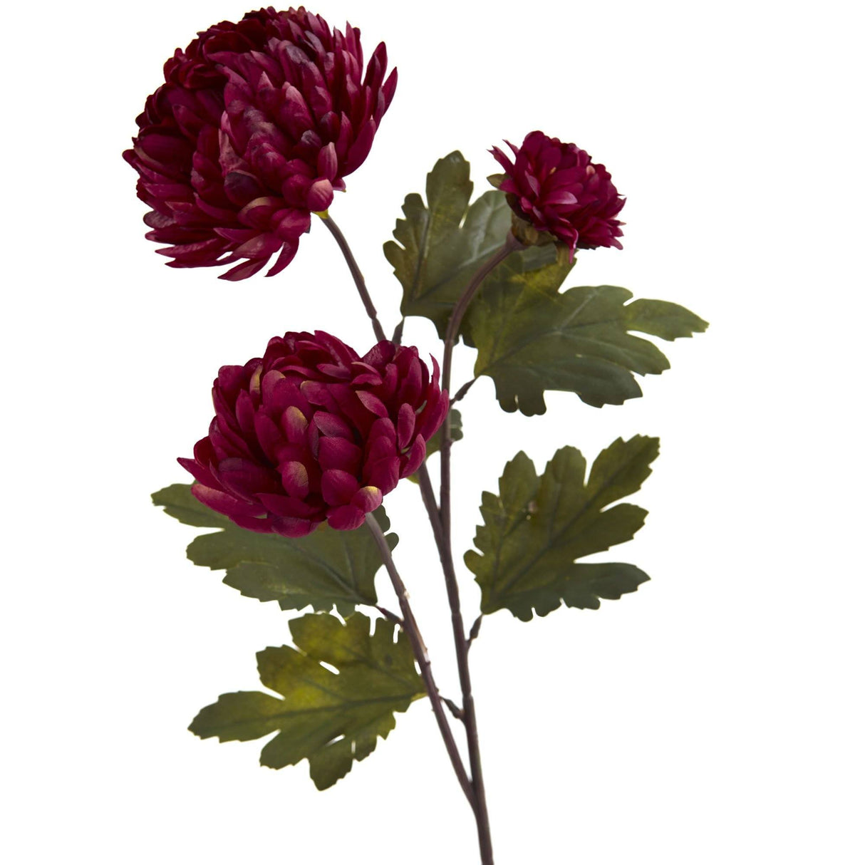 29” Chrysanthemum Artificial Flower (Set of 12)-Stem-Parc Decor