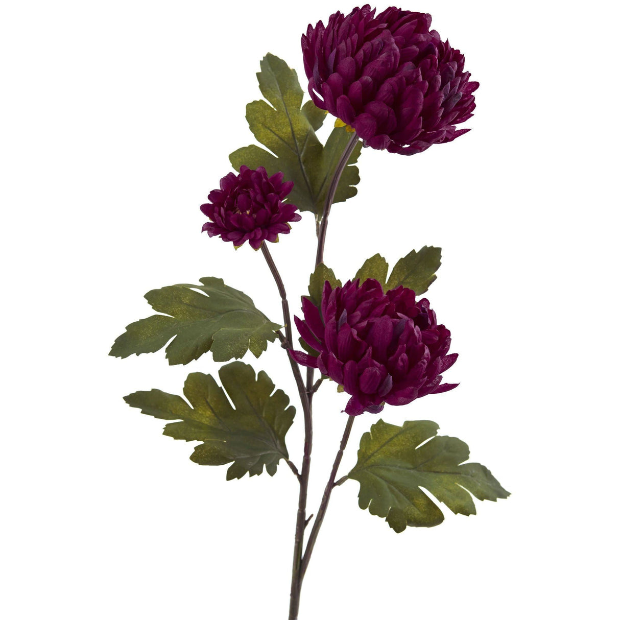 29” Chrysanthemum Artificial Flower (Set of 12)-Stem-Parc Decor