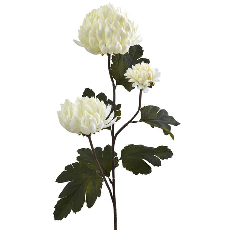 29” Chrysanthemum Artificial Flower (Set of 12)-Stem-Parc Decor