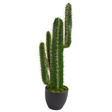 2.5’ Artificial Blue Myrtle Cactus Plant-Parc Decor