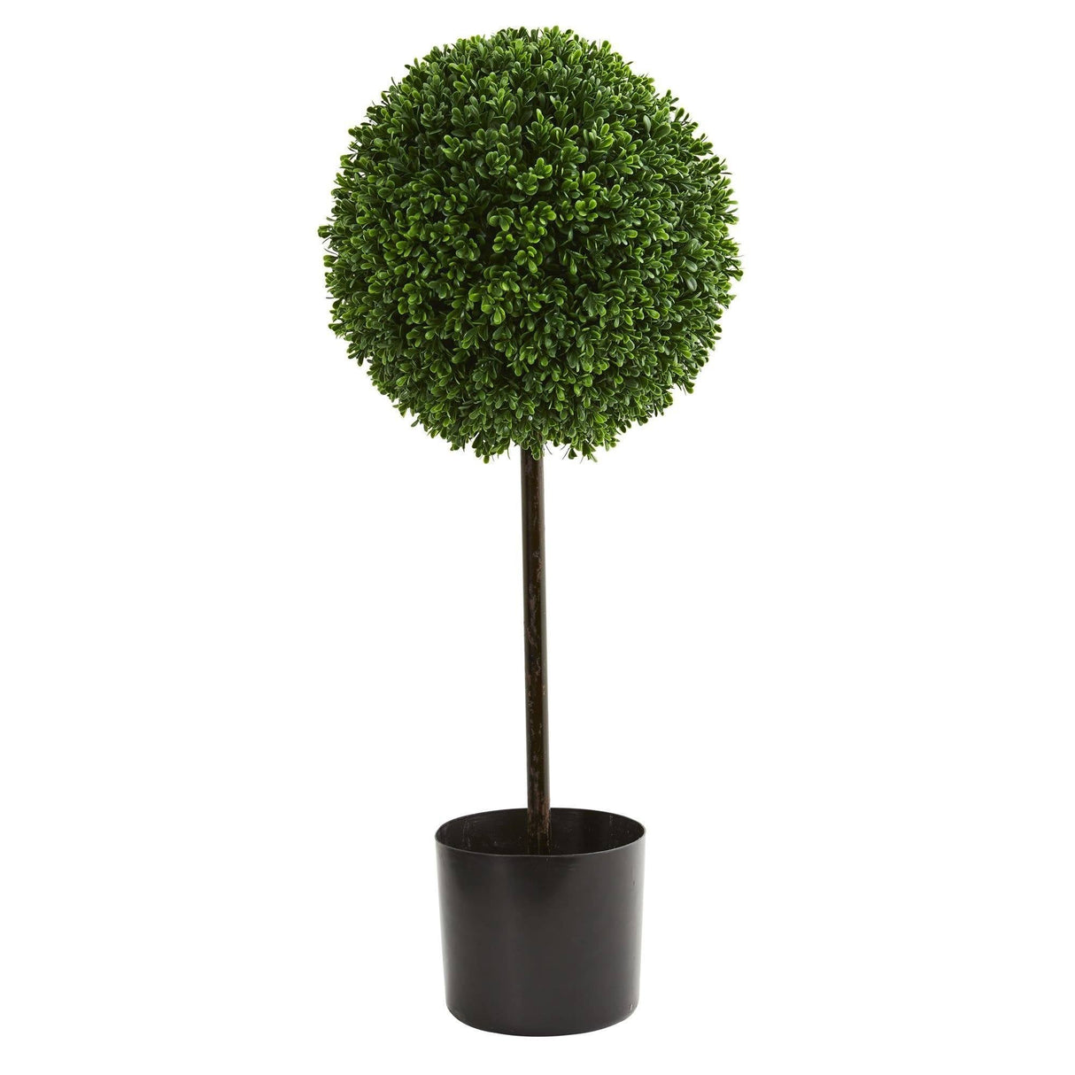 2.5’ Boxwood Ball Artificial Topiary Tree UV Resistant (Indoor/Outdoor)-Parc Decor