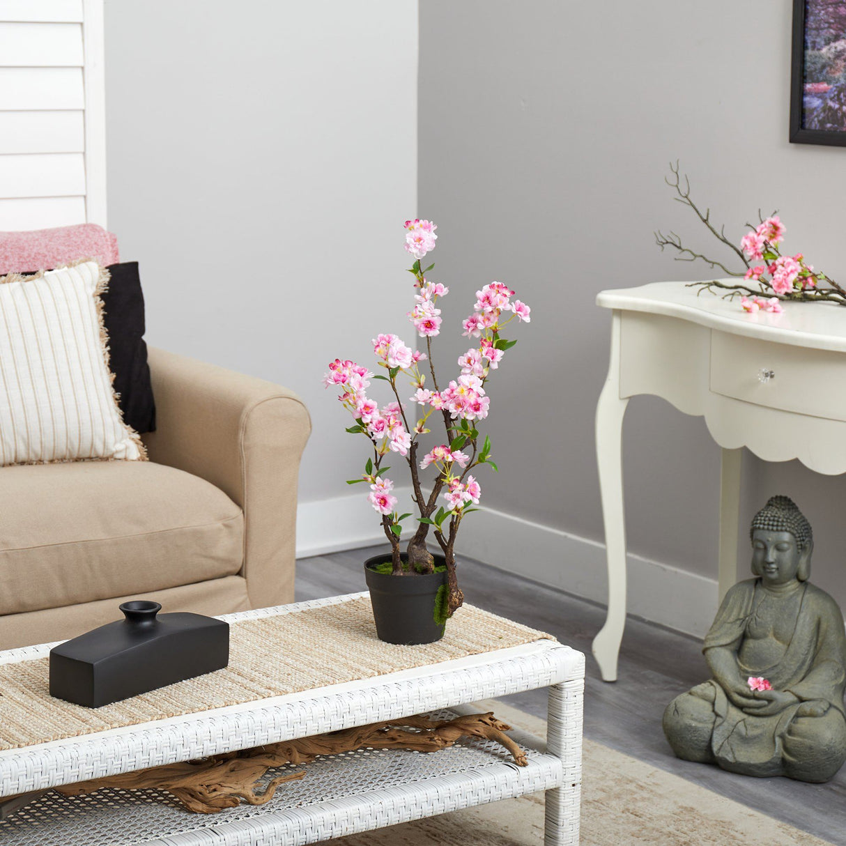 2.5’ Cherry Blossom Artificial Plant-Parc Decor