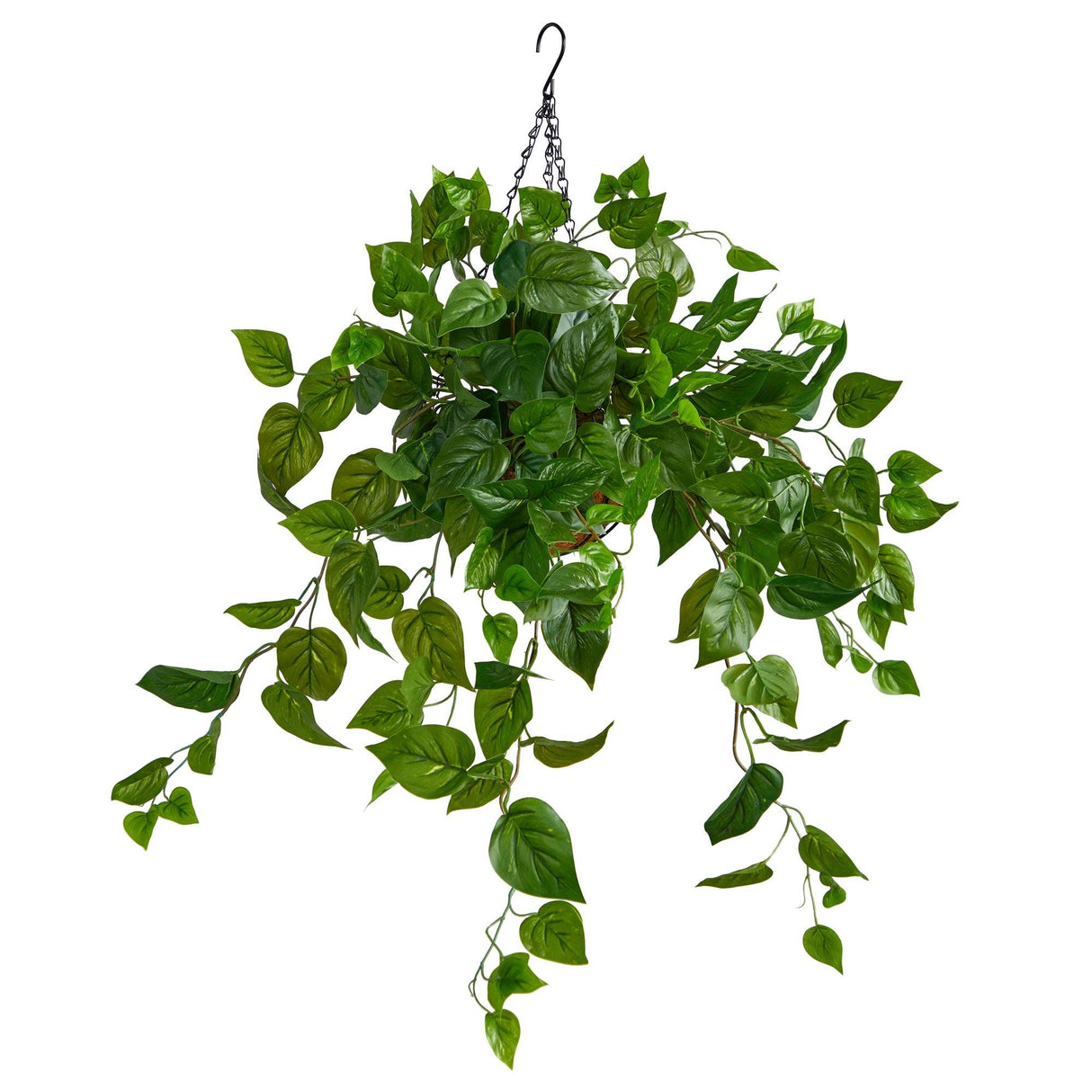 2.5’ Philodendron Artificial Plant in Hanging Basket-Parc Decor