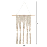 2.5’ x 2’ Hand Woven Macrame Wall Hanging Decor-Wall Decor-Parc Decor