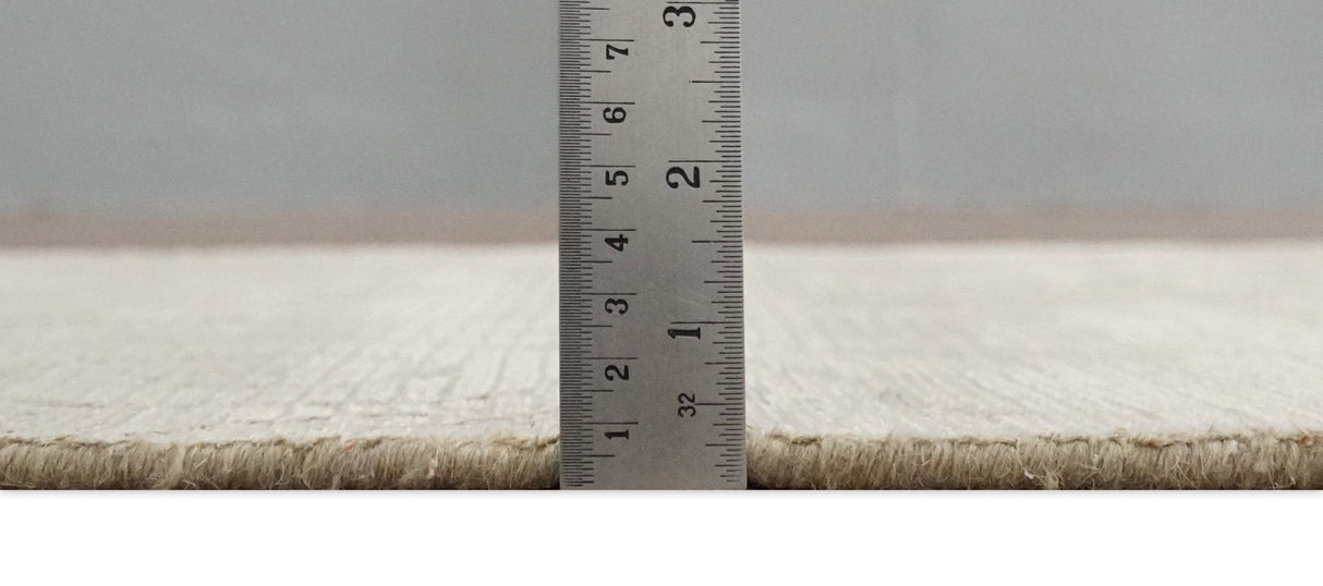 2.8x10 Hand Woven and Carved Brown Floral Art Silk Rug | KNT4-Area Rug-Parc Decor