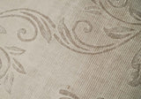 2.8x10 Hand Woven Brown Modern Floral Art Silk Rug