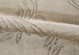 2.8x10 Hand Woven Brown Modern Floral Art Silk Rug