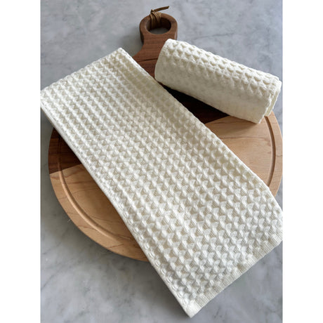 2pc Kitchen Waffle Towel Set-Parc Decor