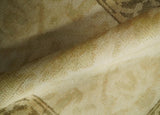 2x3 Hand Knotted Beige and Olive Traditional Oushak Wool Rug