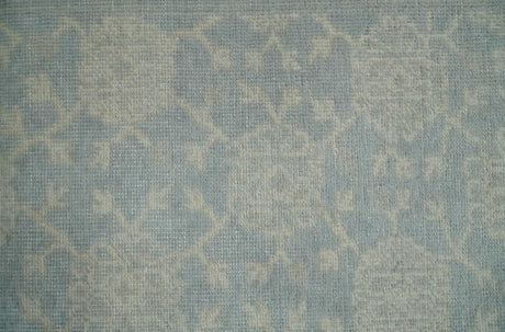2x3 Hand Knotted Blue, Beige and Gray Traditional Persian Oushak Wool Rug | N7423-Area Rug-Parc Decor