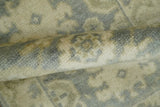 2x3 Hand Knotted Gray and Beige Traditional Oushak Wool Rug