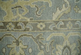 2x3 Hand Knotted Gray And Beige Traditional Persian Wool Rug