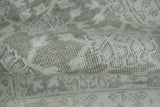 2x3 Hand Knotted Gray, Ivory and Silver Traditional Persian Wool Rug