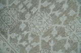 2x3 Hand Knotted Gray, Ivory and Silver Traditional Persian Wool Rug