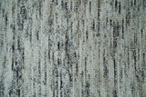 2x3 Modern Abstract Charcoal and Silver Rug made with Art Silk | N4923-Area Rug-Parc Decor