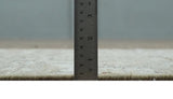 2x4 Gray and Brown Wool Hand Knotted traditional Vintage Antique Rug