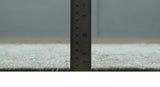 2x4 Gray, Beige and Blue Wool Hand Knotted traditional Vintage Antique Rug