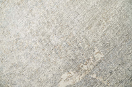 2x4 Hand Knotted Ivory and Beige Modern rug made with Art Silk| N8624-Area Rug-Parc Decor