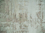 2x4 Modern Abstract Beige and Peach Rug made with Art Silk