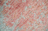 2x4 Modern Abstract Peach and Gray Bamboo Silk Hand Knotted Rug