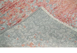 2x4 Modern Abstract Peach and Gray Rug made with Art Silk| N4024-Area Rug-Parc Decor