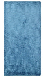 2x4 Modern Geometrical Cross Square Hand Made Blue Art silk Area Rug | N4724-Area Rug-Parc Decor