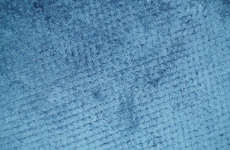 2x4 Modern Geometrical Hand Made Blue Art silk Area Rug
