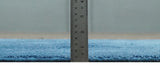 2x4 Modern Geometrical Hand Made Blue Art silk Area Rug
