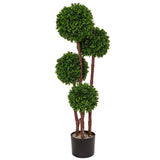 3’ Boxwood Topiary Tree UV Resistant (Indoor/Outdoor)-Parc Decor