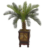 3’ Cycas Tree in Wood Planter-Parc Decor