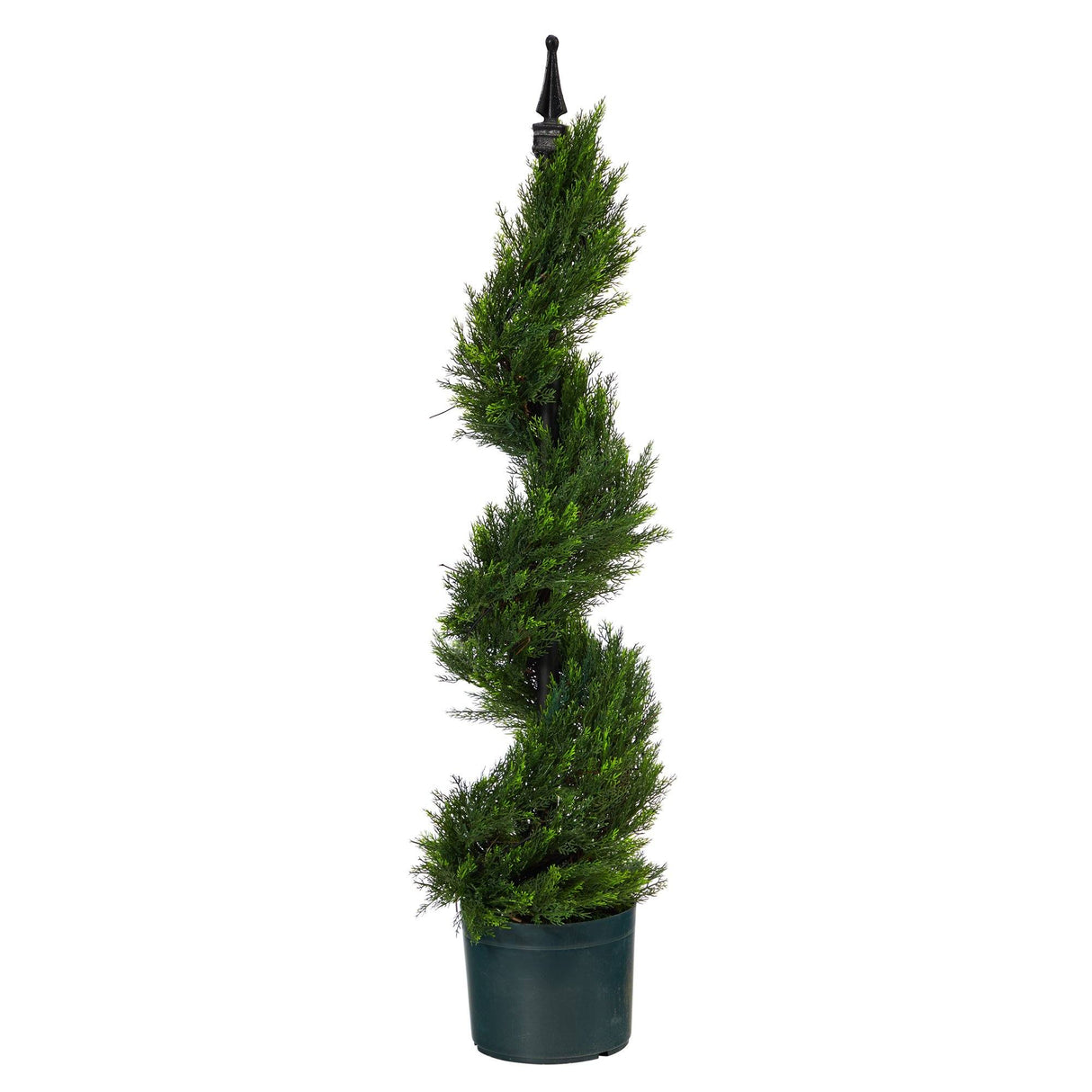 3' Cypress Spiral Topiary Artificial Tree-Parc Decor