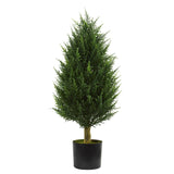 3' Cypress Tower Artificial Tree UV Resistant (Indoor/Outdoor)-Parc Decor