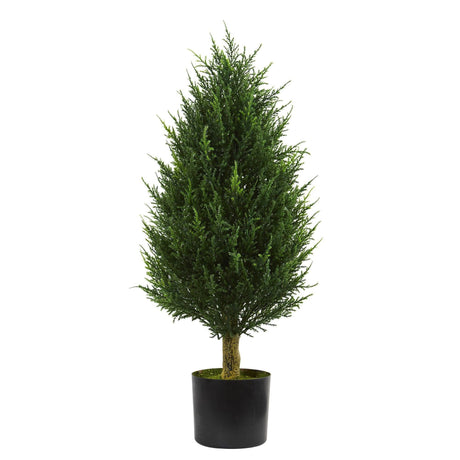 3' Cypress Tower Artificial Tree UV Resistant (Indoor/Outdoor)-Parc Decor