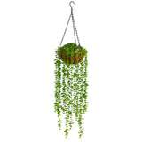 3’ Eucalyptus Artificial Plant in Hanging Basket-Parc Decor