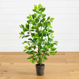 3’ Ficus Artificial Tree in Planter-Parc Decor