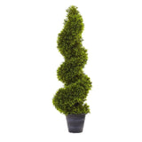 3' Grass Spiral Topiary w/Deco Planter-Parc Decor