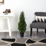 3’ Mini Cedar Pine Tree (Indoor/Outdoor)-Parc Decor