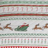3-Piece Christmas Quilt - Festive Collection-Parc Decor